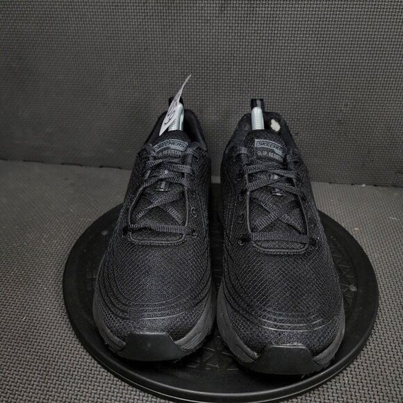 Skechers Work Relaxed Fit Shoes Womens Sz 9 Black Red Slip Resistant Work Sneake - Picture 2 of 10